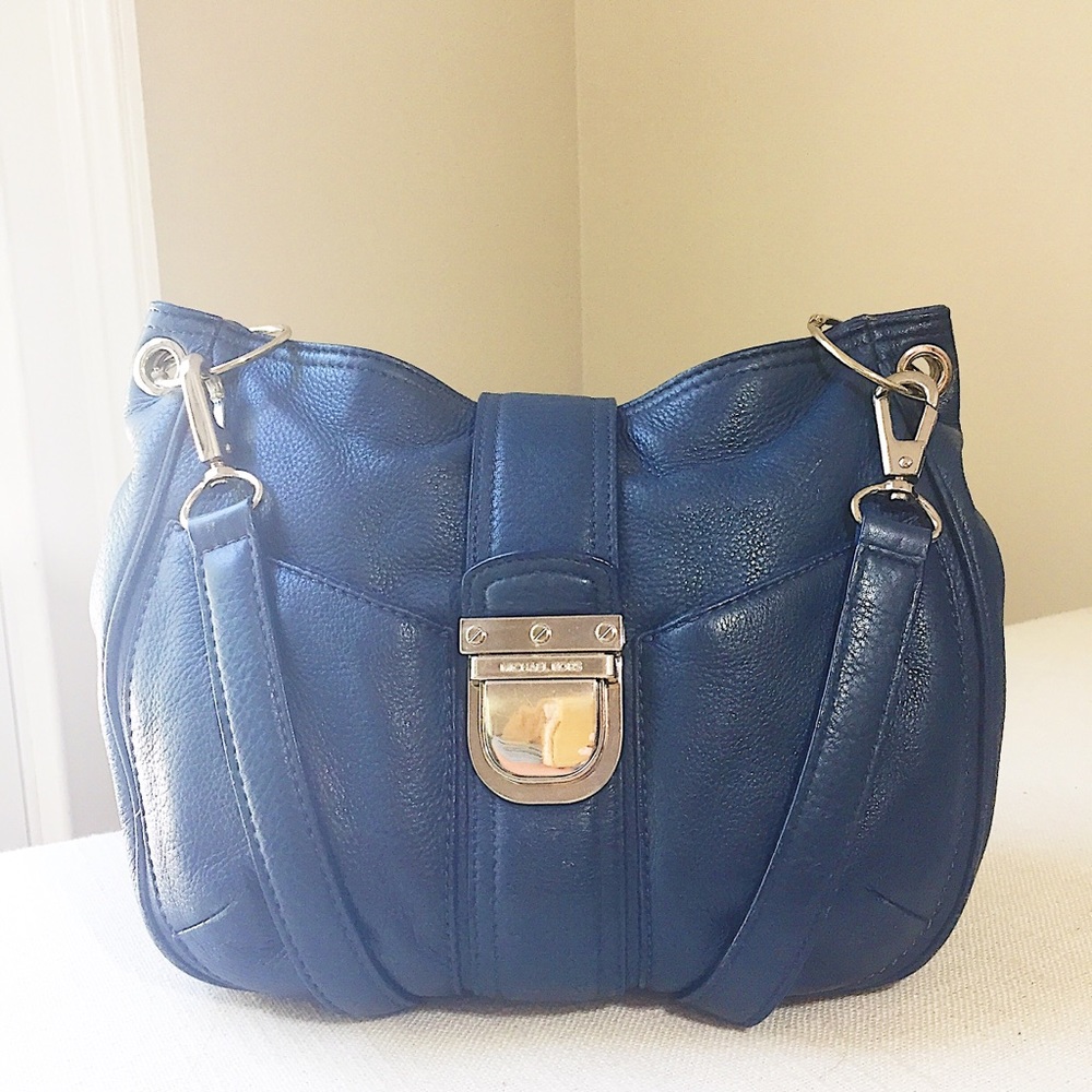 Michael Kors Authentic Navy Convertible Crossbody